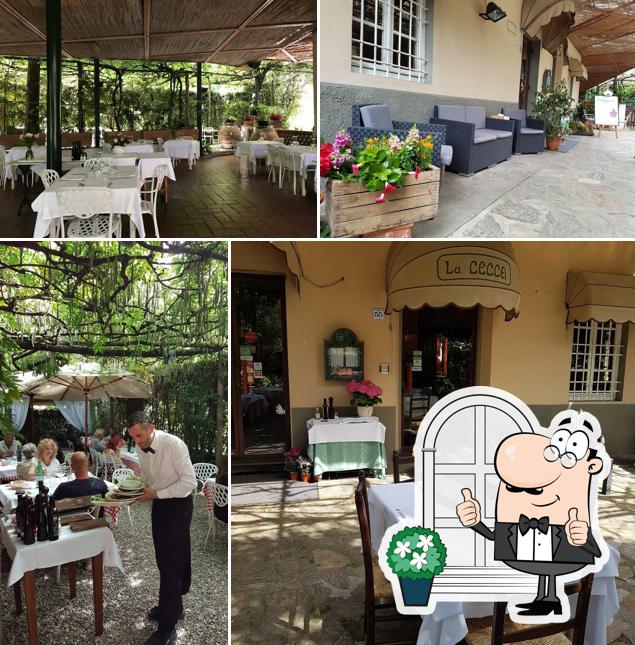 Puoi goderti l'aria fresca dal dehors di Ristorante La Cecca