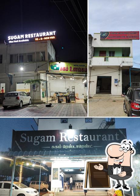 Enjoy the view at the outside area of Sugam Restaurant