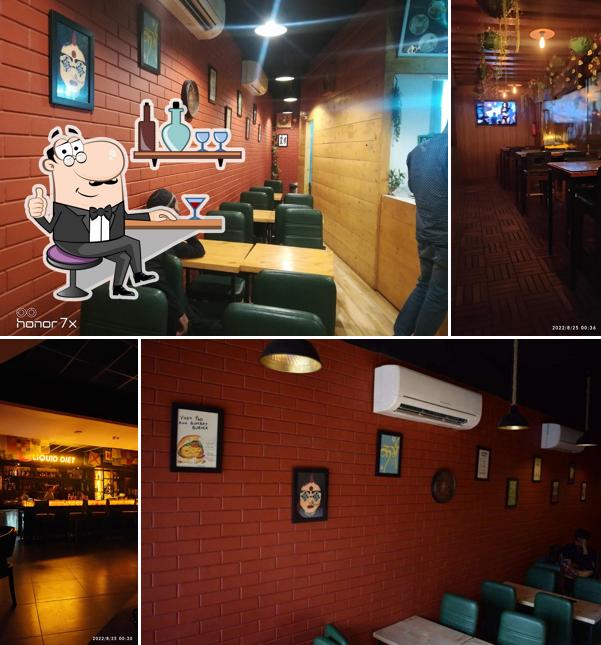 The interior of Desi Palette