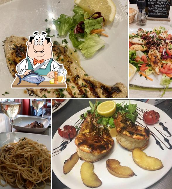 Salmone grigliato al Pizzeria Il Cappero