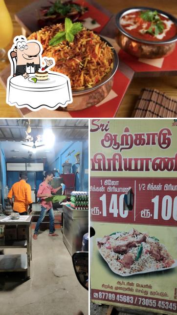 Arcot Biriyani serves a selection of sweet dishes