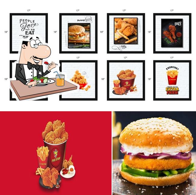 Food at Five Star Chicken