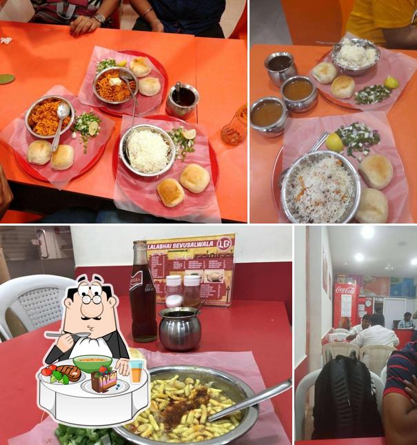 The photo of dining table and interior at La Tasty Sevusal