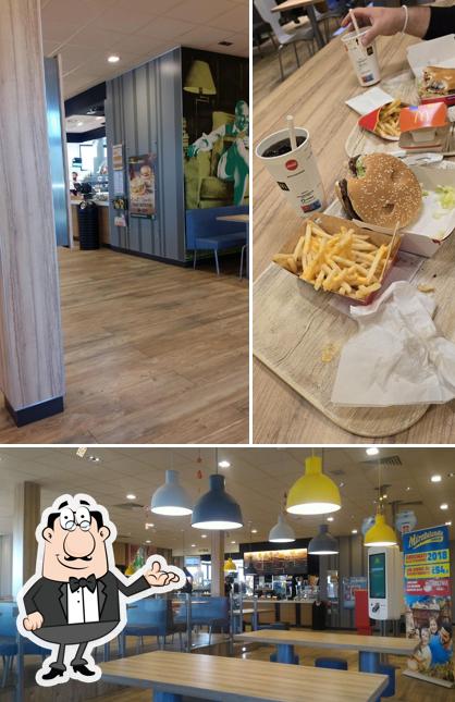 Gli interni di Mc donald's Ravenna drive esterno Parco Mirabilandia