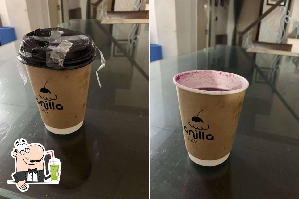 Enjoy a beverage at Go Pure