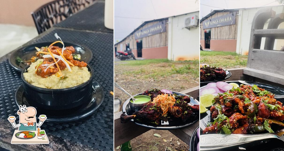 Food at Kings family dhaba
