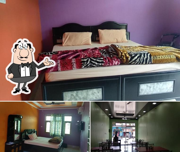 The interior of Hotel Astha