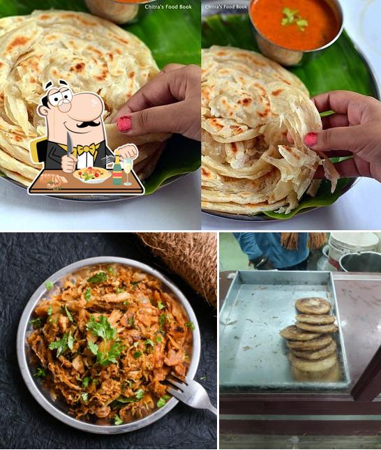 Food at Anitha Hotel