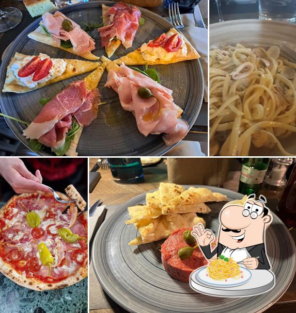 Spaghetti alla carbonara al Mime's Trattoria