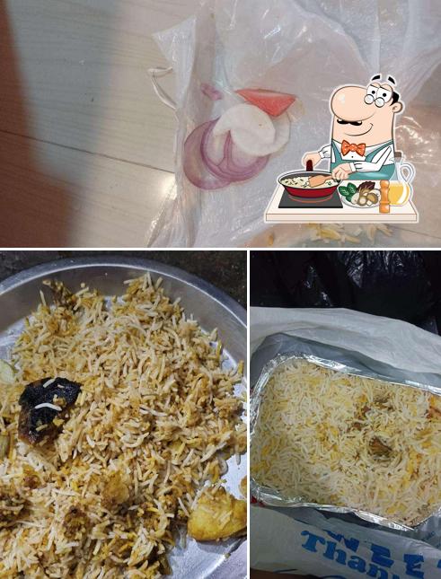 Fried rice at Hotel Sahu International