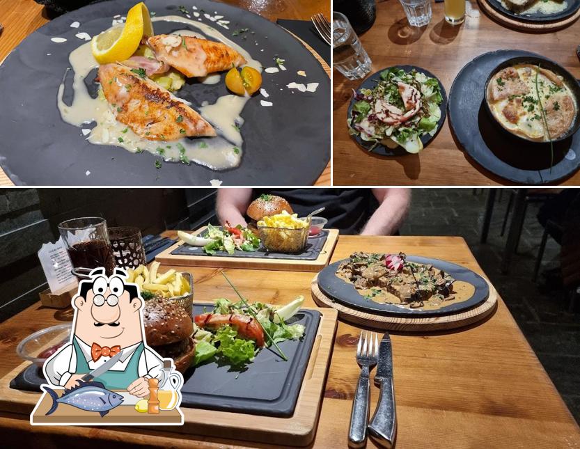 Salmone grigliato al La Cabane