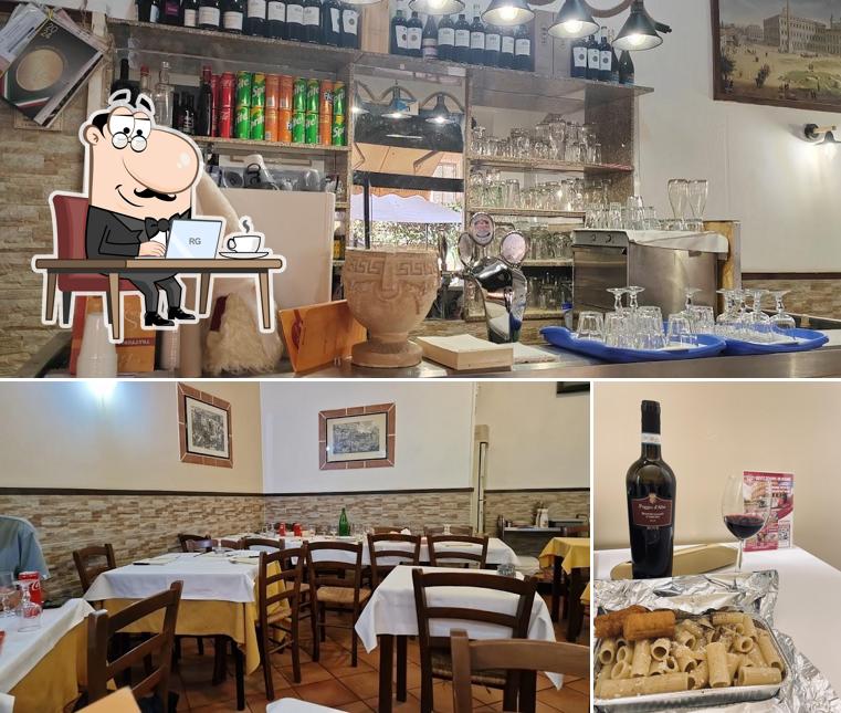 La immagine di interni e bevanda da Trattoria Pizzeria Da Simonetta