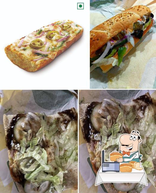 Garlic bread at Subway