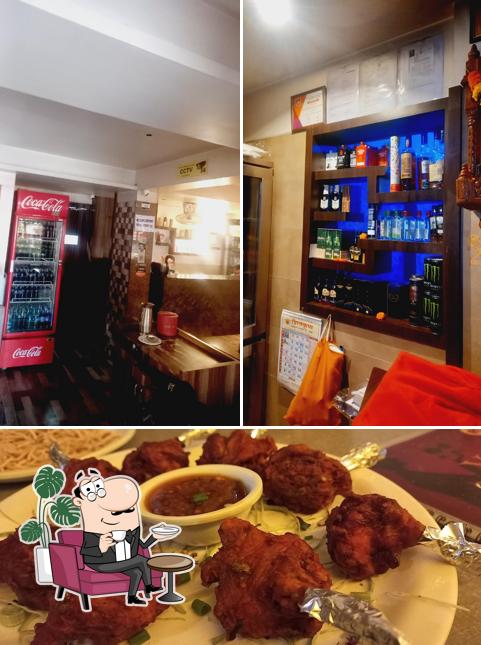 The photo of interior and food at YATRIK Family Restaurant & Bar