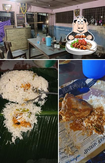 Among different things one can find food and interior at Ramarao Hotel