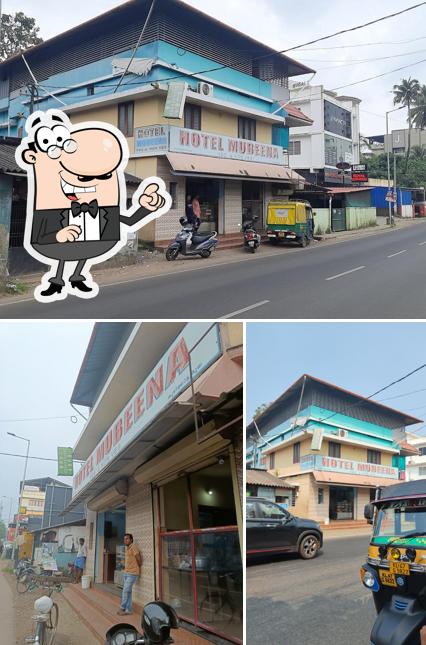 The exterior of Hotel Mubeena
