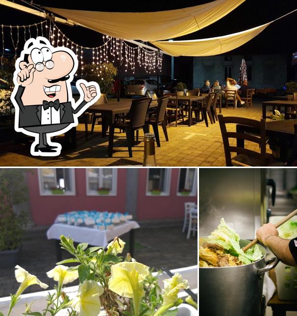 Gli interni di Trattoria Edda
