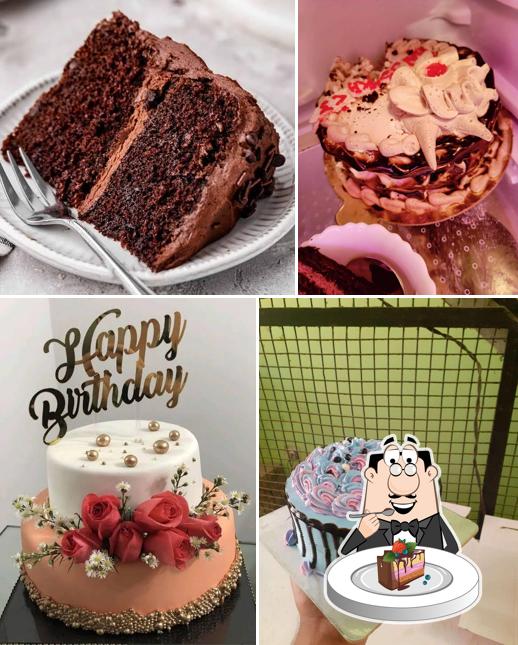 Chocolate cake at Madan bakery