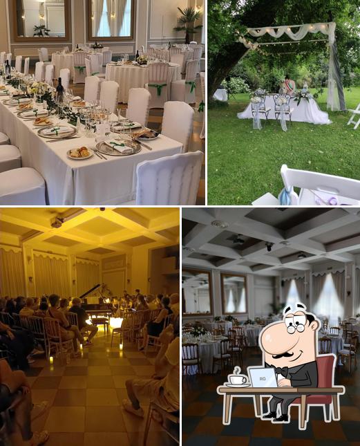 Gli interni di Villa Moroni Eventi