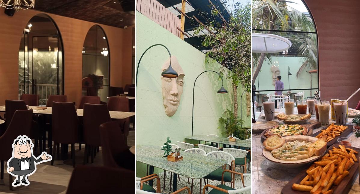 The interior of Bonzai Multicuisine Restro & Cafe