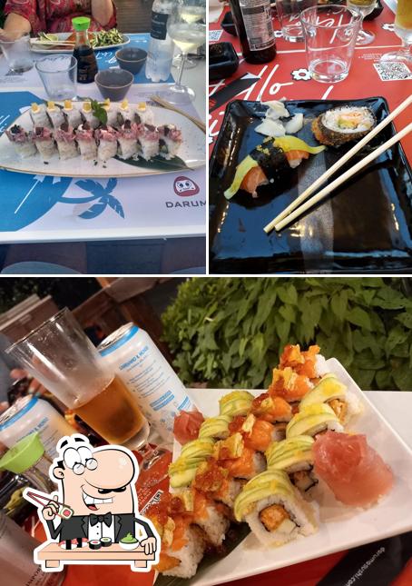 Prova le diverse opzioni di sushi
