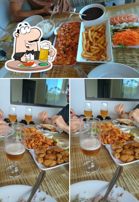 Peça uma tulipa de cerveja leve ou escura