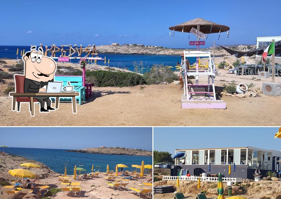Tra le varie cose da Baia del Sol si possono trovare la interni e esterno