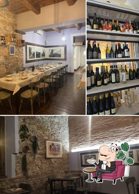 Gli interni di Aurora Taverna Toscana Trattoria