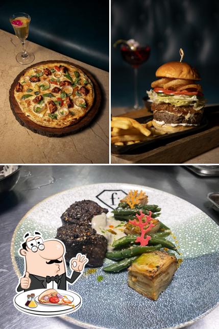 Order pizza at F Bar by Fashion TV