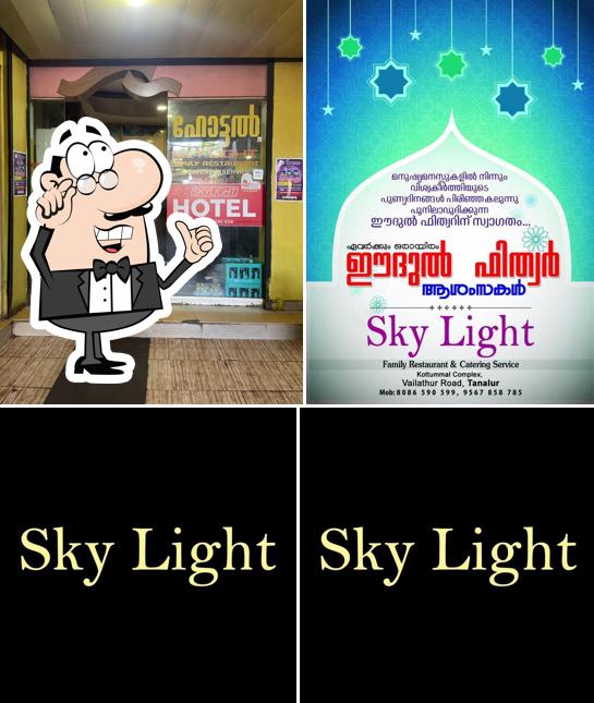 The interior of Skylight family restaurant