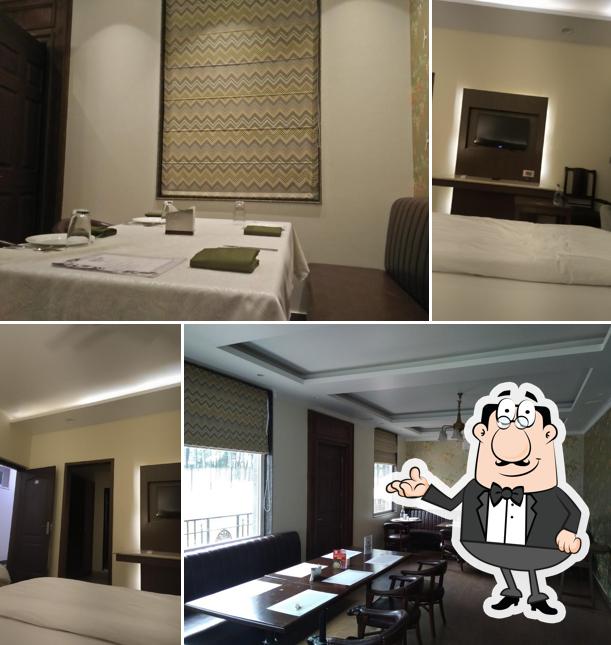 Take a seat at one of the tables at Bageechi @ Mastiff Villa Camellia