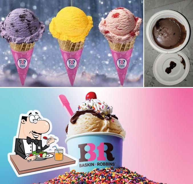 Chocolate mousse at Baskin Robbins - Ice Cream Desserts