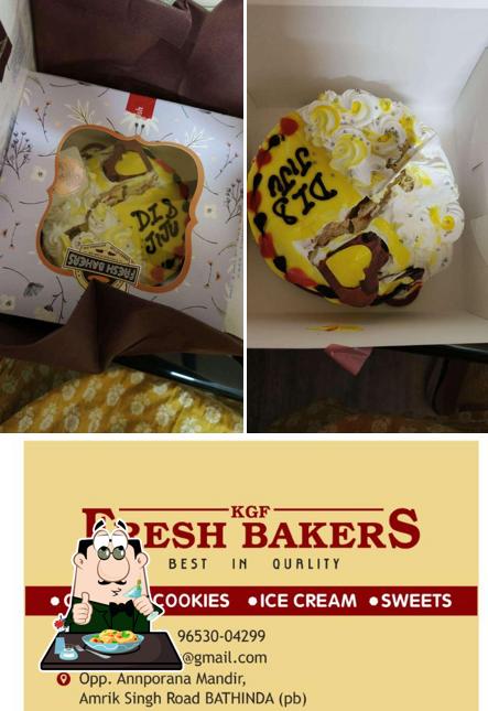 Food at KGF Fresh Bakers & Ice Cream