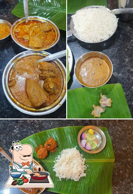 Chicken curry at Chandrappa Military Hotel