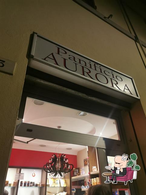 Gli interni di Panificio Aurora