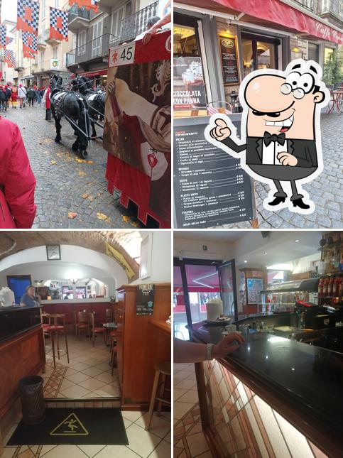 Dai un’occhiata alla foto che presenta la interni e esterno di Caffè Canavesano