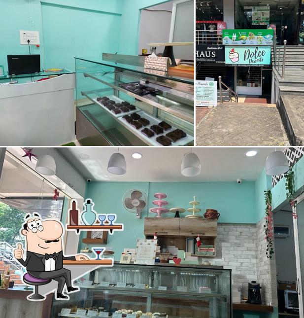 The interior of Dolce Desserts