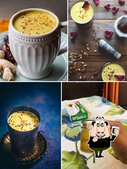 Enjoy a beverage at Ganesha
