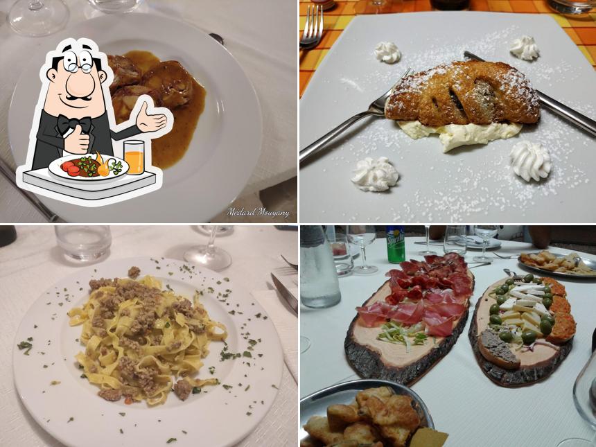 Platti al Albergo Ristorante Antica Locanda della Via Francigena