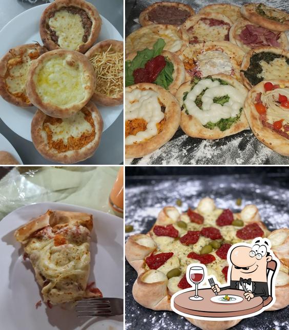 Platos en Pizzaria Papitto's Cosmópolis