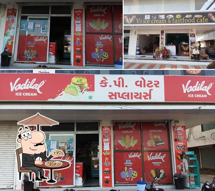 V3 icecream and fastfood cafe