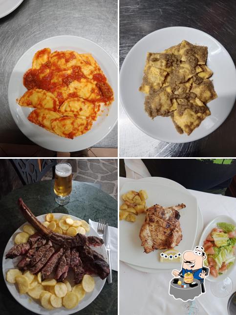 Cibo al Trattoria "La Villetta"