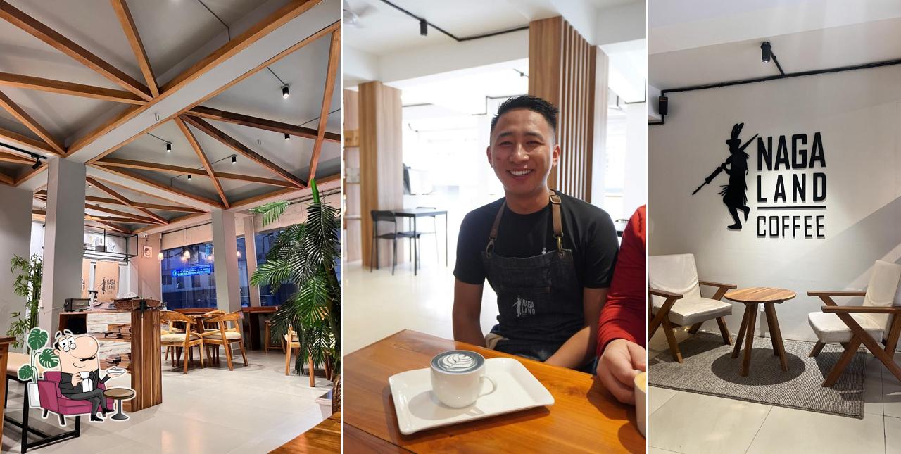 Take a seat at one of the tables at Nagaland Coffee Kohima