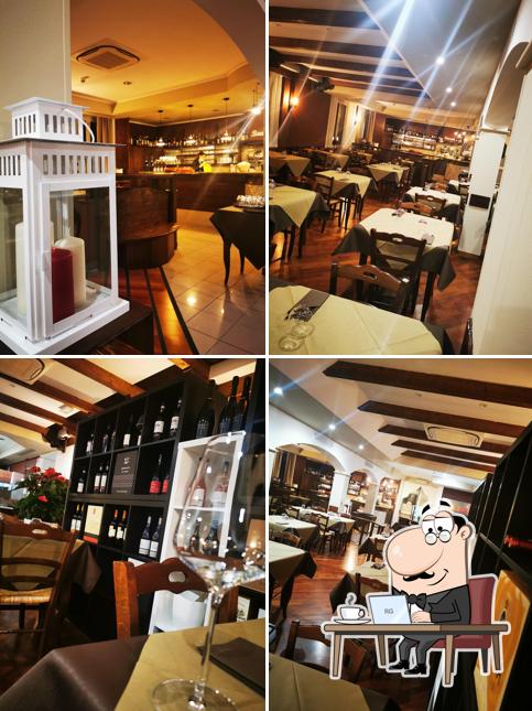 Gli interni di Brazier ristorante pizzeria