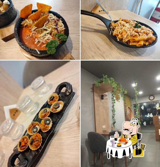 The picture of food and interior at Nioms Den