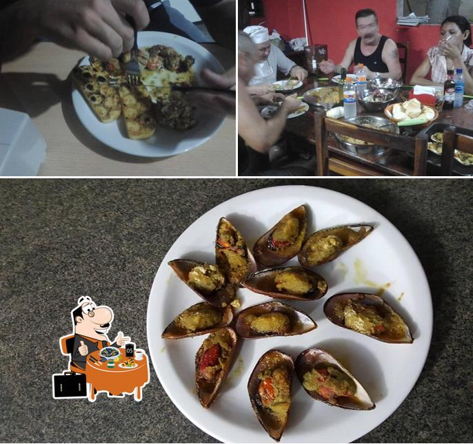 Mexilhões em Restaurante da pietro