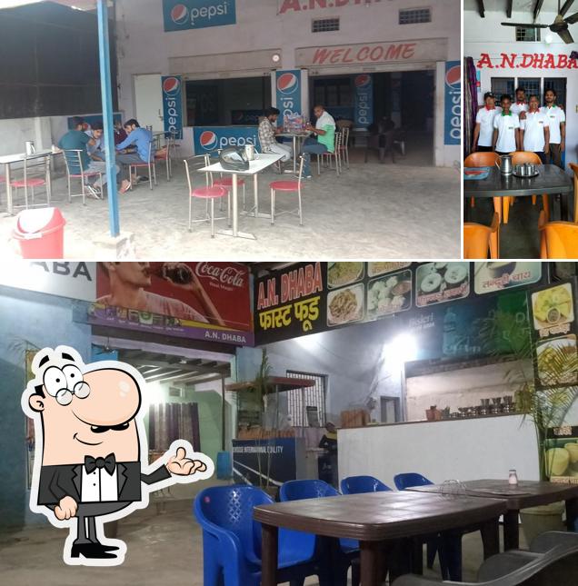 The interior of AN Dhaba