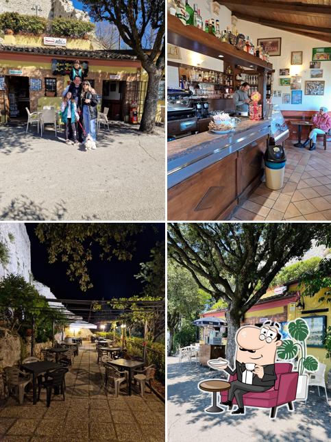 Gli interni di Bar La Portella 1980