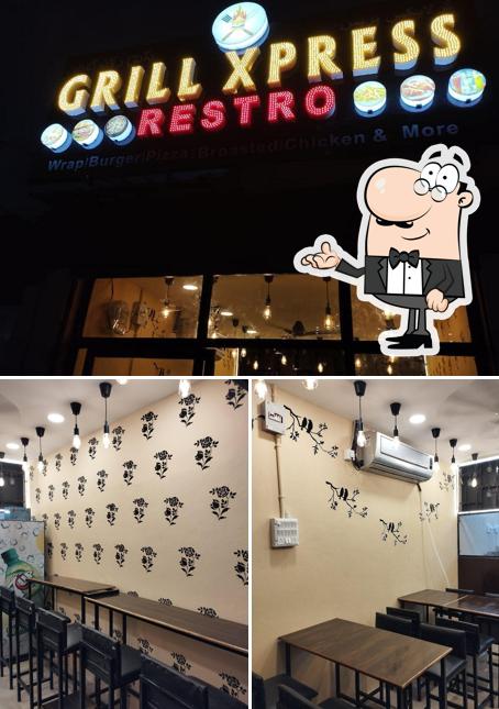 The interior of GRILL XPRESS RESTRO