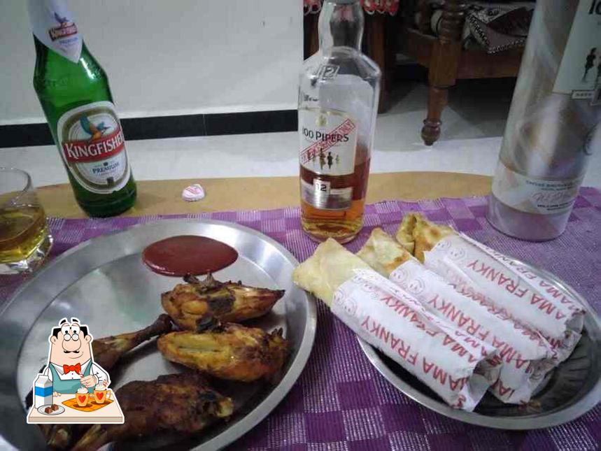 Enjoy a beverage at Mama Chicken Mama Franky House
